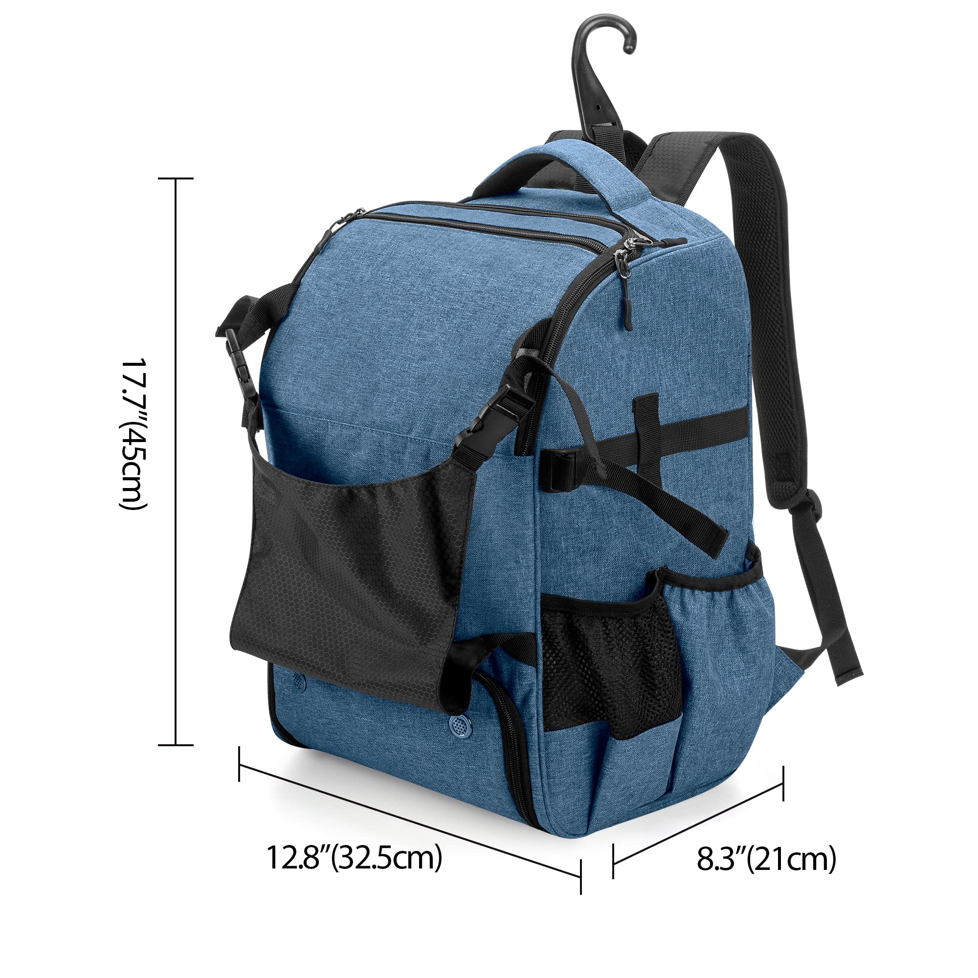 Amazon.co.jp: DSLEAF 野球リュック 4本バット収納 野球バックパック